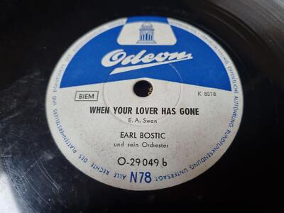 Earl Bostic - Cocktails for two/ When your lover has gone Schellack