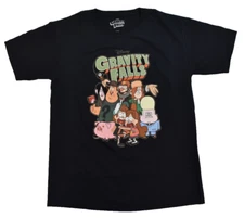 Disney Gravity Falls Youth Boys Dipper And Mabel Pines Group Shirt NWT XL