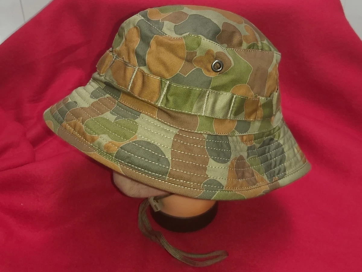 XL AUSTRALIAN ARMY GIGGLE BUSH HAT OZZIE CAMO ADULTS - SIZES X-Large 62cm