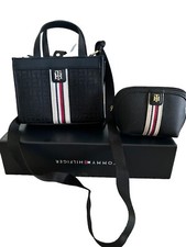 Tommy Hilfiger Nano Bolso de Mano con Bolsa de Maquillaje Nuevo con Etiquetas