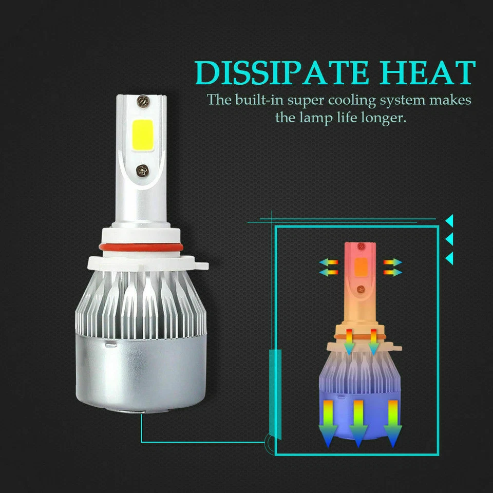 Para Saturn Outlook 2007-2010 - 6000K Faros LED + Faros Antiniebla Combo 6 piezas Foto 4 de 4
