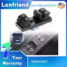 5ND959857 Power Window Switch Fit VW Golf Tiguan Auto Lift Safety Design