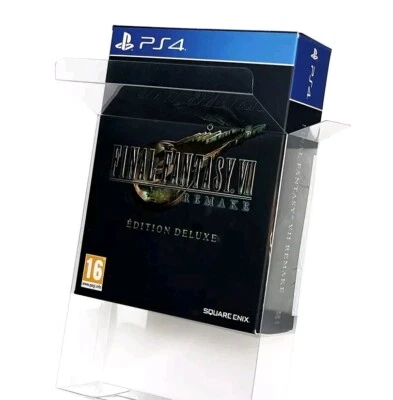GAMING CAVE Box Protector PS4 Final Fantasy VII 7 Remake Deluxe Edition 0.5mm Display Case