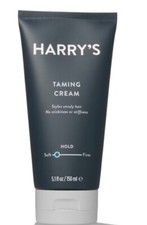 Harry's Taming Cream for Hair, Soft Hold, 5.1 Fl. Oz. Tube, Styles Unruly Hair