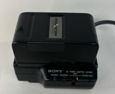 WITH BATTERY Sony AC-V25A OEM Power Adapter Battery Charger Handycam Camcorder
