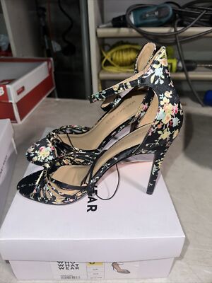 Who What Wear Truth Knotted Floral Print Stiletto Pump Sz 6.5