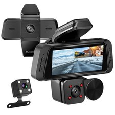 1080P 3 Channel Car Camera WiFi Dash Cam for Car Camera G-Sensor Night Vision
