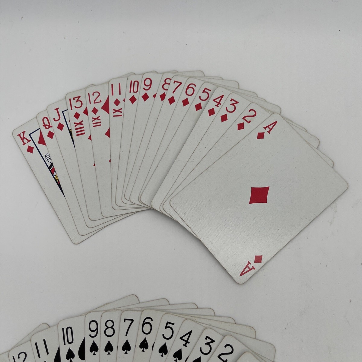 Vntg US Playing Card Co No 500 Playing Cards Complete Deck 11, 12