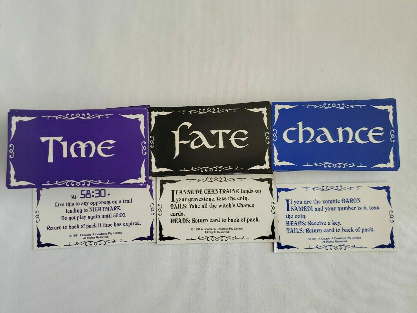 1991 Chieftain ~266 Replacement Cards + Game Bag!!