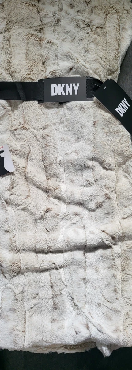 Dkny snow leopard throw sale