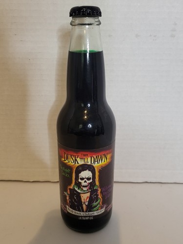 RARE FROM DUSK TILL DAWN MOVIE-GREEN CARBONATED DRINK, 12 Fl Oz, DIMENSION FILMS