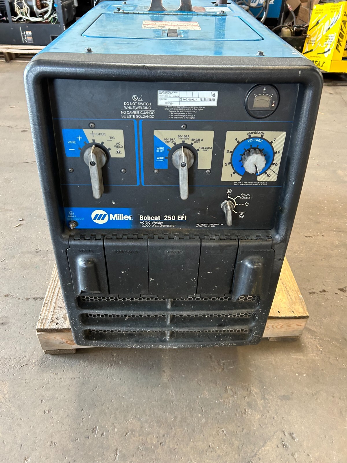 MILLER BOBCAT 250 EFI WELDER / GENERATOR eBay