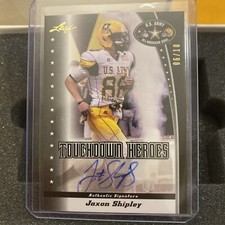 2011 Leaf Army All American Bowl Touchdown Heroes Auto  Jaxon Shipley #6/10