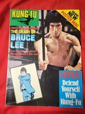 KUNG-FU: 1st MAGAZINE, "THE DEATH OF BRUCE LEE" STORY FROM HONG KONG. RARE   