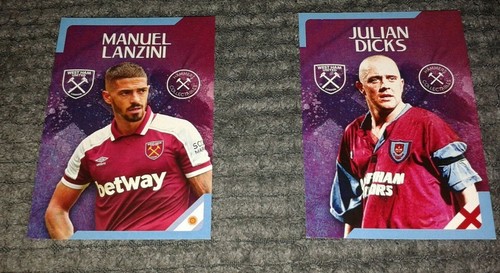 Tarjeta coleccionable Hammers 2021/22 West Ham United Mark Noble + más - Imagen 9 de 36