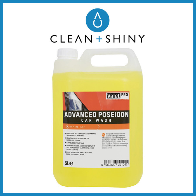 ValetPro Advanced Poseidon Car Wash 5 Litre 5L - Bulk Trade Detailing Car Wash
