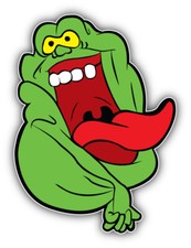 Ghostbusters Cartoon Slimer Sticker Bumper Decal - ''SIZES''