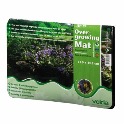 VELDA TEICH ÜBERZUCHTMATTE 110 CM X 105 CM PFLANZEN BLUMEN NATUR ÜBERWUCHERND