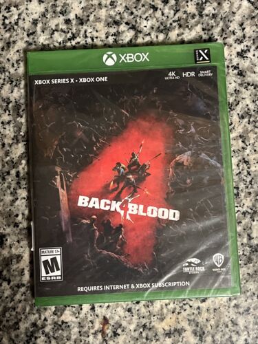 Back 4 Blood (Xbox One & Xbox Series X, 2021) Brand New Sealed W/ DECK OF CARDS