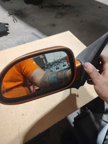 04-08 Suzuki Reno Side View Mirror Left Driver Side Copper Colored OEM