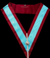 MASONIC REGALIA MASONIC MARK OFFICERS COLLAR *TOP CLASS BRAND NEW*