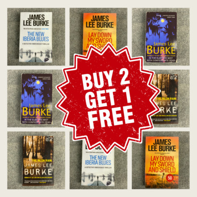 James Lee BURKE Crime Fiction CHOOSE Your TITLES Save Post Buy 2 Get 1 FREE 