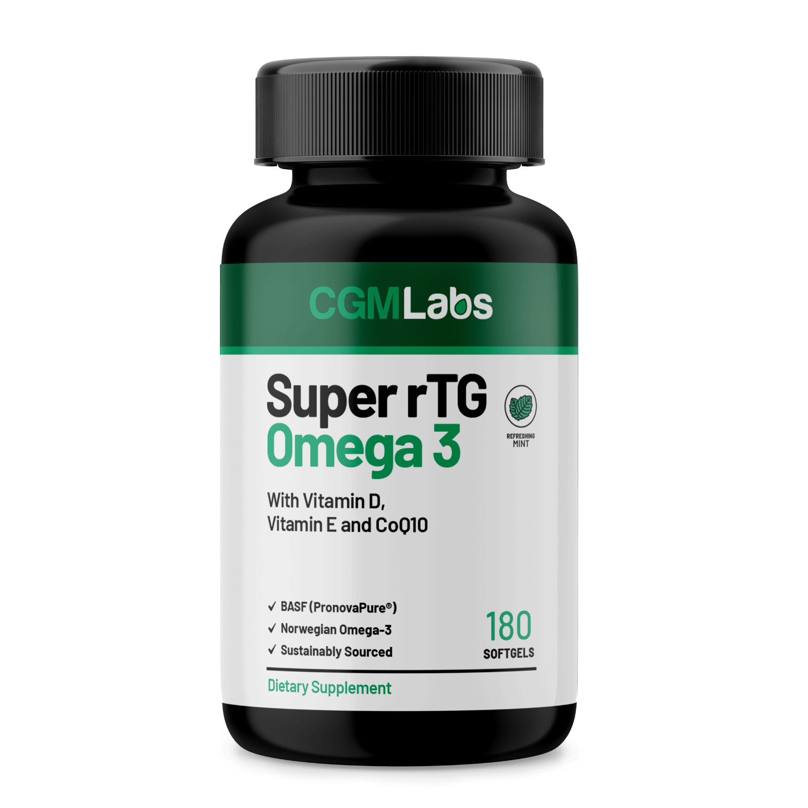 With Coq10 Dietary Supplement 2,000mg By Cgm Labs