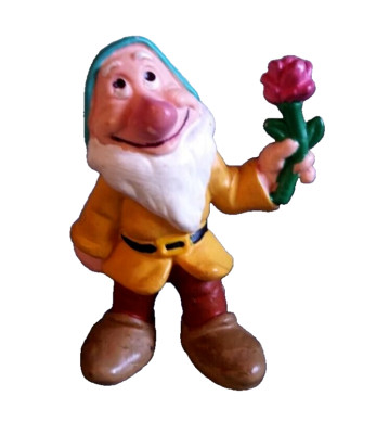 Disney Collection Figure Bashful Dwarf (Timid) Bullyland Hand Painted.