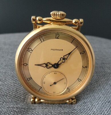 MOLNIYA  Vintage USSR Excellent Watch Mechanical Visible Mechanism 3602