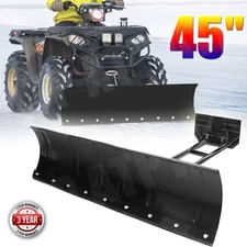 Snow Plow Blade Universal Kit Adjustable 45" For Honda Kawasaki Polaris ATV