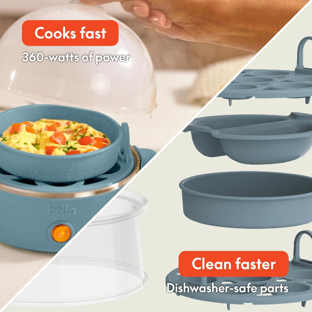 7-Cup Electric Egg Cooker for Boiled & Poached Eggs 7-Cup Electric Egg Cooker for Boiled & Poached Eggs