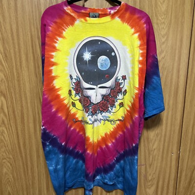 Grateful Dead T Shirt Mens XXL Tie Dye Vintage 1992 Dead Space Your Face Tee