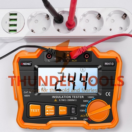 Thunder Tools ANENG MH10 Digital Insulation Resistance Tester 0.1MΩ-2000MΩ - Bild 7 von 23