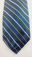 Clubfellow Halle's Neck Tie MENS Striped 100% SILK MADE IN USA Vintage