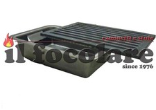 Cassetto raccogli cenere per camino completo legna Griglia in ghisa 24x19 cm