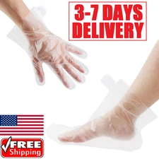 Paraffin Wax Bath Liners Hot Wax Therapy Booties Disposable Gloves For Therabath