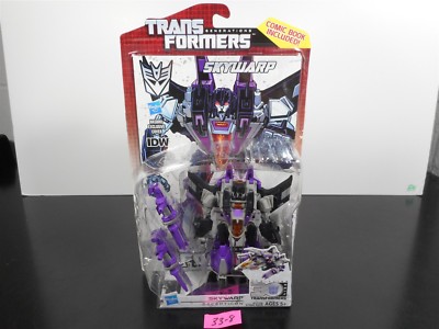 Transformers Generations SKYWARP DECEPTICON w/ IDW COMIC BOOK Hasbro 2013 - NEW