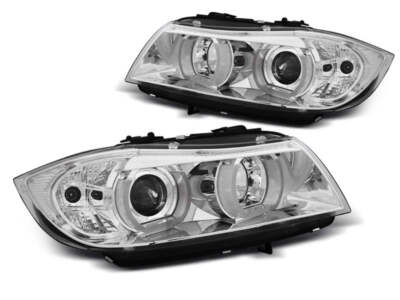 Tuning-Tec 3D LED Angel Eyes Scheinwerfer für BMW 3er E90/E91 05-08 chrom