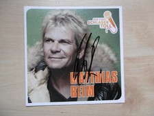 Matthias Reim autograph signed CD booklet "I find ́Schlager Toll"