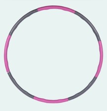 Collapsible 1kg Weighted Hula Hoop Fitness Padded ABS Exercise  Gym Hoola A+
