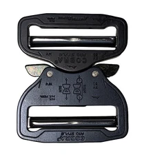 AustriAlpin COBRA 2" 50mm Quick Release Dual Adjustable No Sew Duty Belt Buckle