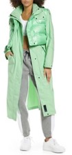 Nike Sportswear City Ready 2in1 Thermore Hooded Jacket Trench Dress Size Xsmall