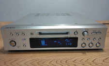 ONKYO MD-133 Hi-MD Mini Disc Recorder Silver High Speed MDLP 13 W Japan