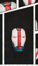 Eli Manning Unikat Custom Marvel Comic Style Helm rot leuchtende Augen + Sounds 