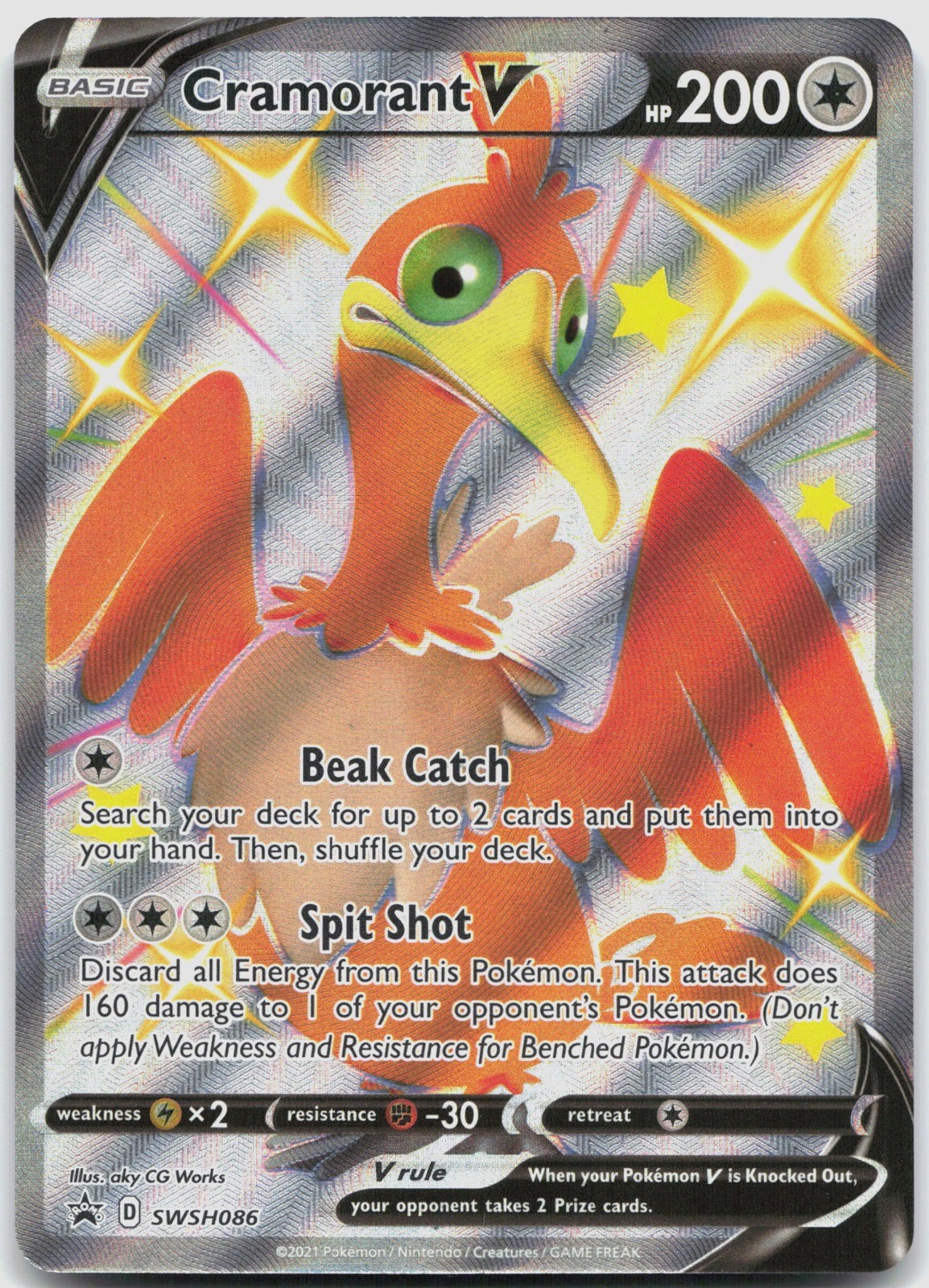 Cramorant V SWSH086 SWSH: Sword & Shield Promo Cards POKEMON TCG Promo