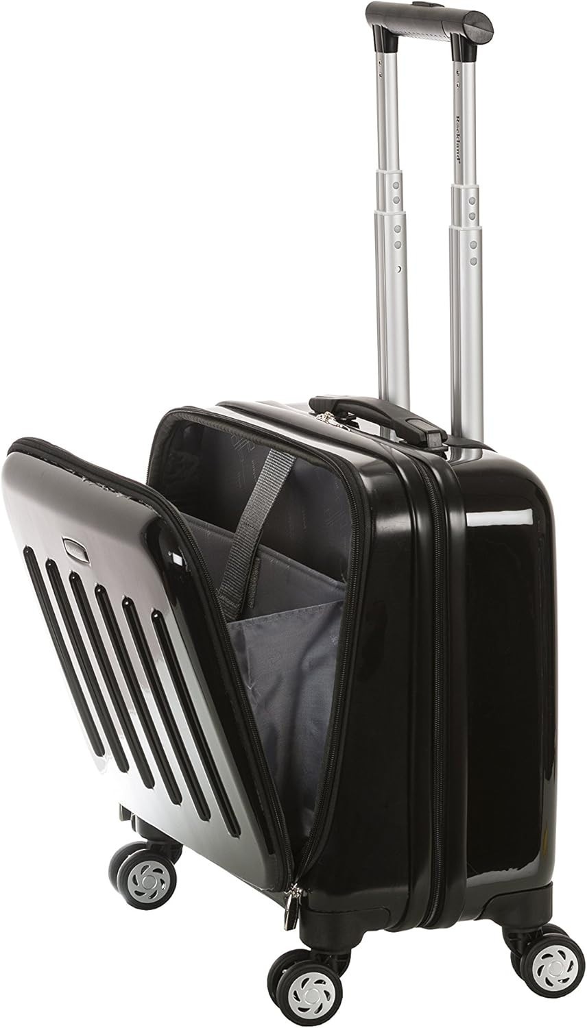 Rockland Revolution Hardside Rolling Computer Case, Black, C