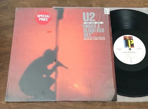 U2 ~ UNDER A BLOOD RED SKY LIVE EP / ISLAND 90127-1-B MINI LP ORIG 1983 SHRINK