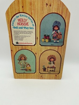 1976 Vintage Holly Hobbie Carrie Doll w/ 7-Piece Play Set