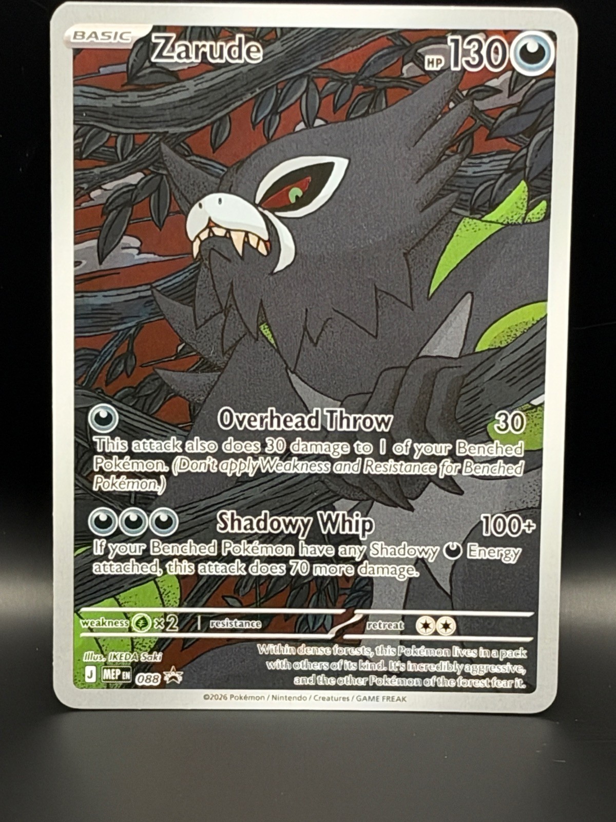 ZARUDE 088 HOLO PROMO ME: MEGA EVOLUTION PROMO POKEMON NM/M