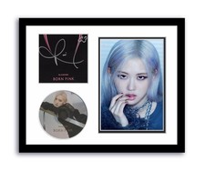 Blackpink Rose Autographed Signed 11x14 Custom Framed CD Photo Born Pink ACOA